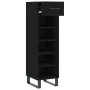 Black engineered wood shoe rack 30x35x105 cm by vidaXL, Closets and storage - Ref: Foro24-829701, Price: 76,77 €, Discount: %