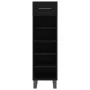 Black engineered wood shoe rack 30x35x105 cm by vidaXL, Closets and storage - Ref: Foro24-829701, Price: 76,77 €, Discount: %
