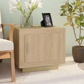 Mesa de centro madera contrachapada roble Sonoma 51x50x45 cm de vidaXL, Mesas de centro - Ref: Foro24-811802, Precio: 50,09 €...