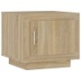 Mesa de centro madera contrachapada roble Sonoma 51x50x45 cm de vidaXL, Mesas de centro - Ref: Foro24-811802, Precio: 50,66 €...