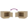 Mesa de centro madera contrachapada roble Sonoma 51x50x45 cm de vidaXL, Mesas de centro - Ref: Foro24-811802, Precio: 50,66 €...