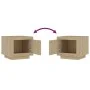Mesa de centro madera contrachapada roble Sonoma 51x50x45 cm de vidaXL, Mesas de centro - Ref: Foro24-811802, Precio: 50,03 €...