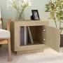 Mesa de centro madera contrachapada roble Sonoma 51x50x45 cm de vidaXL, Mesas de centro - Ref: Foro24-811802, Precio: 50,03 €...