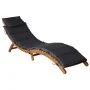 Sun loungers with cushions 2 pcs solid dark gray acacia wood by vidaXL, Loungers - Ref: Foro24-3155472, Price: 316,02 €, Disc...