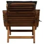 Sun loungers with cushions 2 pcs solid dark gray acacia wood by vidaXL, Loungers - Ref: Foro24-3155472, Price: 316,02 €, Disc...