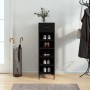Black engineered wood shoe rack 30x35x105 cm by vidaXL, Closets and storage - Ref: Foro24-829677, Price: 73,45 €, Discount: %