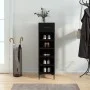 Schwarzes Schuhregal aus Holzwerkstoff, 30 x 35 x 105 cm von vidaXL, Schränke und Lagerung - Ref: Foro24-829677, Preis: 72,33...