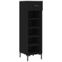 Black engineered wood shoe rack 30x35x105 cm by vidaXL, Closets and storage - Ref: Foro24-829677, Price: 73,45 €, Discount: %