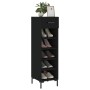 Schwarzes Schuhregal aus Holzwerkstoff, 30 x 35 x 105 cm von vidaXL, Schränke und Lagerung - Ref: Foro24-829677, Preis: 73,45...