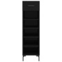 Black engineered wood shoe rack 30x35x105 cm by vidaXL, Closets and storage - Ref: Foro24-829677, Price: 73,45 €, Discount: %