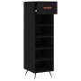 Zapatero madera de ingeniería negro 30x35x105 cm de vidaXL, Armarios y almacenamiento - Ref: Foro24-829645, Precio: 41,93 €, ...