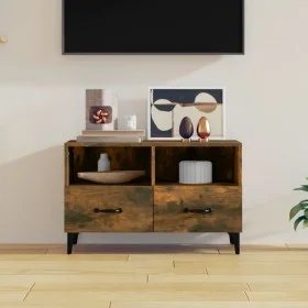 TV-Schrank aus geräuchertem Eichensperrholz, 80 x 36 x 50 cm von vidaXL, TV-Möbel - Ref: Foro24-817492, Preis: 70,72 €, Rabat...