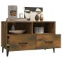 TV-Schrank aus geräuchertem Eichensperrholz, 80 x 36 x 50 cm von vidaXL, TV-Möbel - Ref: Foro24-817492, Preis: 70,72 €, Rabat...