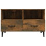 TV-Schrank aus geräuchertem Eichensperrholz, 80 x 36 x 50 cm von vidaXL, TV-Möbel - Ref: Foro24-817492, Preis: 71,63 €, Rabat...