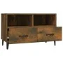 TV-Schrank aus geräuchertem Eichensperrholz, 80 x 36 x 50 cm von vidaXL, TV-Möbel - Ref: Foro24-817492, Preis: 70,72 €, Rabat...