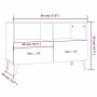 TV-Schrank aus geräuchertem Eichensperrholz, 80 x 36 x 50 cm von vidaXL, TV-Möbel - Ref: Foro24-817492, Preis: 70,72 €, Rabat...