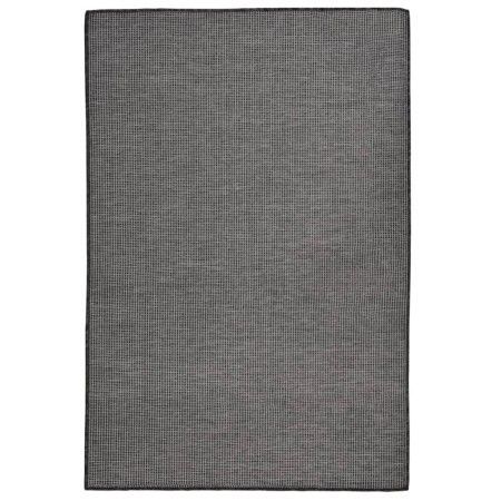 Alfombra de exterior de tejido plano gris 120x170 cm de vidaXL, Alfombras - Ref: Foro24-340774, Precio: 47,09 €, Descuento: %