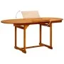 7-teiliges Garten-Esszimmerset aus massivem Akazienholz von vidaXL, Gartensets - Ref: Foro24-3079644, Preis: 610,19 €, Rabatt: %