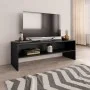 Schwarzer TV-Schrank aus Sperrholz, 120 x 40 x 40 cm von vidaXL, TV-Möbel - Ref: Foro24-800037, Preis: 56,24 €, Rabatt: %