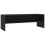 Schwarzer TV-Schrank aus Sperrholz, 120 x 40 x 40 cm von vidaXL, TV-Möbel - Ref: Foro24-800037, Preis: 56,24 €, Rabatt: %