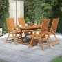 Juego de comedor de jardín 5 piezas madera maciza de acacia de vidaXL, Conjuntos de jardín - Ref: Foro24-3079645, Precio: 498...