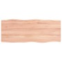Treated oak wood table top with natural edge 100x40x2 cm by vidaXL, Table tops - Ref: Foro24-363947, Price: 61,52 €, Discount: %