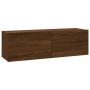Mueble pared TV madera contrachapada roble marrón 100x30x30 cm de vidaXL, Muebles TV - Ref: Foro24-815098, Precio: 54,67 €, D...
