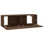 TV-Wandschrank aus braunem Eichensperrholz, 100 x 30 x 30 cm von vidaXL, TV-Möbel - Ref: Foro24-815098, Preis: 56,37 €, Rabat...