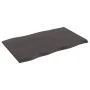 Treated oak wood table top brown live edge 80x50x2 cm by vidaXL, Table tops - Ref: Foro24-364007, Price: 34,17 €, Discount: %