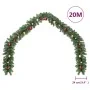Christmas garland decorated with balls and LED lights 20 m by vidaXL, Christmas lights - Ref: Foro24-246408, Price: 95,34 €, ...