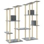 Rascador para gatos con postes de sisal gris claro 174 cm de vidaXL, Mobiliario para gatos - Ref: Foro24-171534, Precio: 145,...