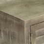 Mueble para TV madera maciza mango con latón gris 110x30x48 cm de vidaXL, Muebles TV - Ref: Foro24-246681, Precio: 152,63 €