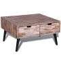 Coffee table with 4 recycled teak wood drawers by vidaXL, Coffee table - Ref: Foro24-241708, Price: 216,49 €, Discount: %