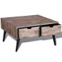 Coffee table with 4 recycled teak wood drawers by vidaXL, Coffee table - Ref: Foro24-241708, Price: 216,49 €, Discount: %
