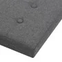 Folding storage stools 2 pcs dark gray synthetic linen by vidaXL, Folding stools and chairs - Ref: Foro24-247079, Price: 44,0...