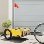 Iron bicycle trailer and yellow Oxford cloth by vidaXL, Bicycle trailers - Ref: Foro24-94176, Price: 86,48 €, Discount: %