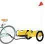Remolque para bicicletas hierro y tela Oxford amarillo de vidaXL, Remolques para bicicletas - Ref: Foro24-94176, Precio: 86,4...