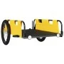 Remolque para bicicletas hierro y tela Oxford amarillo de vidaXL, Remolques para bicicletas - Ref: Foro24-94176, Precio: 86,4...
