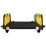 Iron bicycle trailer and yellow Oxford cloth by vidaXL, Bicycle trailers - Ref: Foro24-94176, Price: 86,48 €, Discount: %