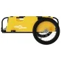 Remolque para bicicletas hierro y tela Oxford amarillo de vidaXL, Remolques para bicicletas - Ref: Foro24-94176, Precio: 86,4...