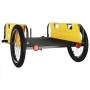 Remolque para bicicletas hierro y tela Oxford amarillo de vidaXL, Remolques para bicicletas - Ref: Foro24-94176, Precio: 86,4...