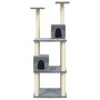 Cat scratching post with light gray sisal posts 141 cm by vidaXL, Cat furniture - Ref: Foro24-171525, Price: 62,41 €, Discoun...