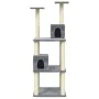 Cat scratching post with light gray sisal posts 141 cm by vidaXL, Cat furniture - Ref: Foro24-171525, Price: 61,47 €, Discoun...
