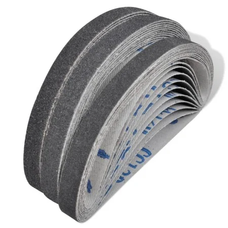 Schleifband 30 Stück 10 x 60/80/120 Korn 10mm x 330 mm von vidaXL, Schleifzubehör - Ref: Foro24-140656, Preis: 22,49 €, Rabat...