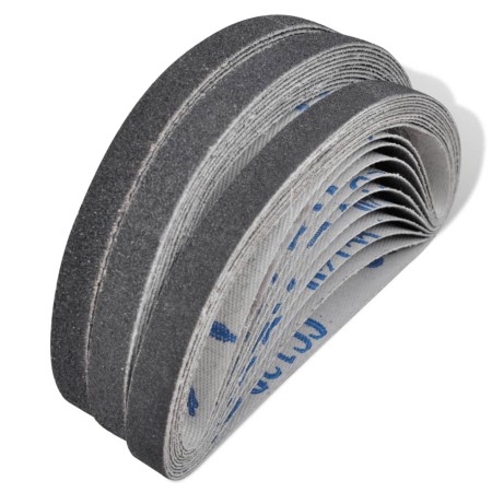 Schleifband 30 Stück 10 x 60/80/120 Korn 10mm x 330 mm von vidaXL, Schleifzubehör - Ref: Foro24-140656, Preis: 22,49 €, Rabat...