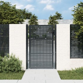 Anthrazitgraues Gartentor aus Stahl 105x175 cm von vidaXL, Gartentore - Ref: Foro24-154561, Preis: 216,98 €, Rabatt: %