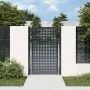 Puerta de jardín acero gris antracita 105x175 cm de vidaXL, Puertas de jardín - Ref: Foro24-154561, Precio: 211,64 €, Descuen...