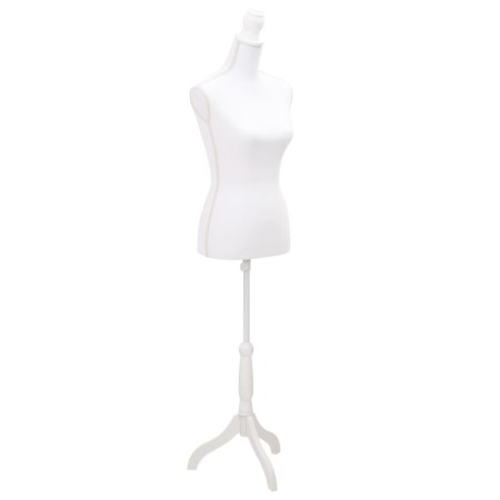 Schaufensterpuppenbüste einer Frau in Weiß von vidaXL, Galanten in der Nacht - Ref: Foro24-30022, Preis: 75,41 €, Rabatt: %