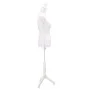 Maniquí busto de mujer exhibición blanco de vidaXL, Galanes de noche - Ref: Foro24-30022, Precio: 132,91 €, Descuento: %