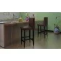 Kitchen stools 4 units dark brown synthetic leather by vidaXL, Kitchen stools - Ref: Foro24-160717, Price: 360,02 €, Discount: %